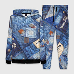 Женский костюм Vanguard jeans patchwork - ai art