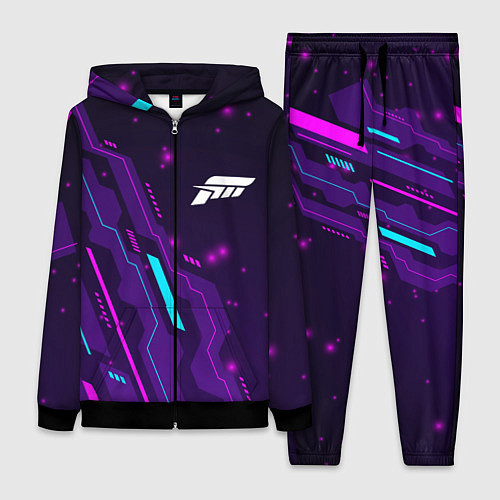 Женский костюм Forza Horizon neon gaming / 3D-Черный – фото 1