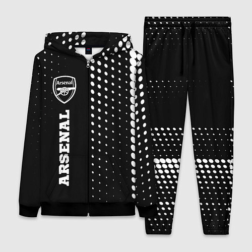 Женский костюм Arsenal sport на темном фоне по-вертикали / 3D-Черный – фото 1