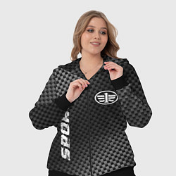 Женский 3D-костюм FAW sport carbon, цвет: 3D-черный — фото 2