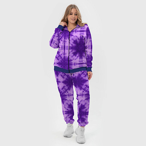 Женский костюм Тай дай фиолетовый / 3D-Синий – фото 4