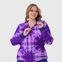 Женский 3D-костюм Тай дай фиолетовый, цвет: 3D-синий — фото 2