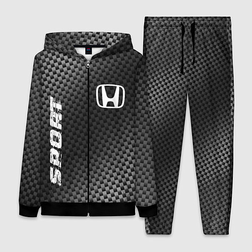 Женский костюм Honda sport carbon / 3D-Черный – фото 1