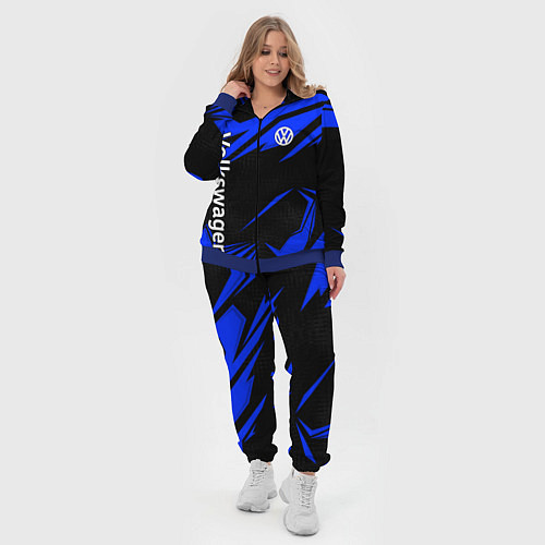 Женский костюм Volkswagen - blue stripes / 3D-Синий – фото 4