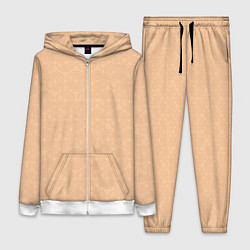 Женский костюм Жёлто-бежевый однотонный треугольники