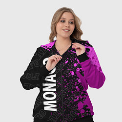 Женский 3D-костюм Monaco pro football по-вертикали, цвет: 3D-черный — фото 2