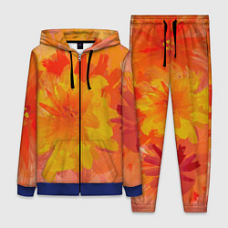 Женский костюм Абстракция цветы мастихин