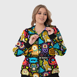 Женский 3D-костюм Follow your dream monsters, цвет: 3D-черный — фото 2