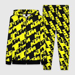 Женский костюм KTU жёлто чёрный стиль