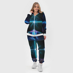 Женский 3D-костюм Фантастический портал в космос, цвет: 3D-белый — фото 2