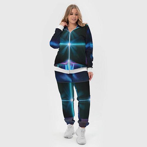 Женский костюм Фантастический портал в космос / 3D-Белый – фото 4