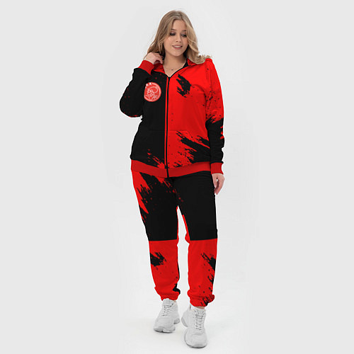 Женский костюм Ajax sport color red / 3D-Красный – фото 4