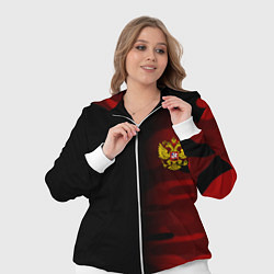 Женский 3D-костюм Герб РФ камуфляжная тексткура, цвет: 3D-белый — фото 2