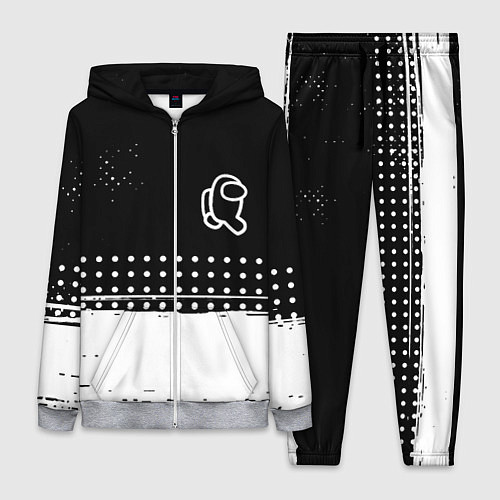 Женский костюм Among us геометрия / 3D-Меланж – фото 1