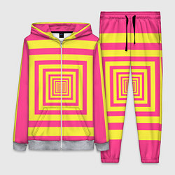 Женский костюм Желтые квадраты трансформация