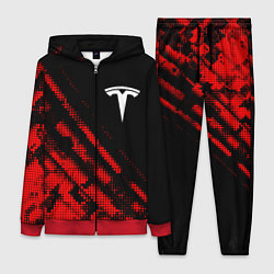 Женский 3D-костюм Tesla sport grunge, цвет: 3D-красный