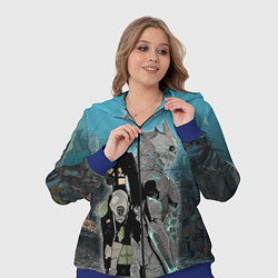 Женский 3D-костюм Хибино и Аширо -Кайдзю номер 8, цвет: 3D-синий — фото 2