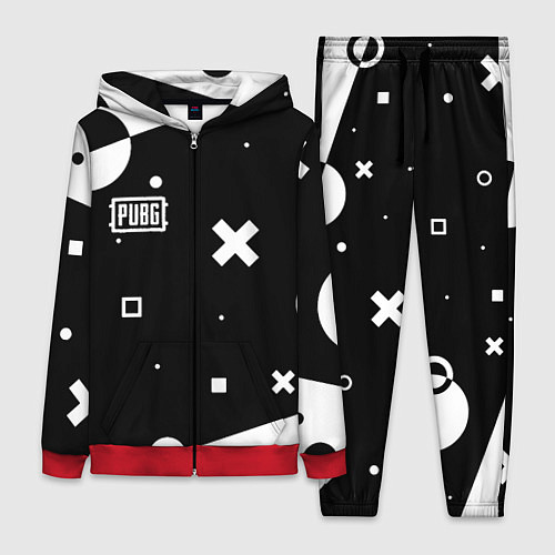 Женский костюм PUBG game pattern / 3D-Красный – фото 1