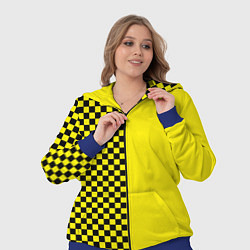 Женский 3D-костюм Стиль таксиста, цвет: 3D-синий — фото 2