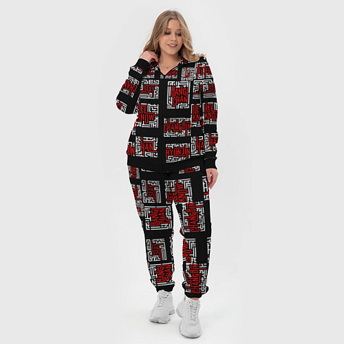 Женский костюм Stray Kids group / 3D-Черный – фото 4