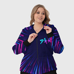 Женский 3D-костюм Akira neon blast lines, цвет: 3D-черный — фото 2