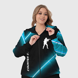 Женский 3D-костюм Counter Strike неоновые лампы, цвет: 3D-черный — фото 2
