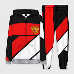 Женский костюм Россия герб спорт текстура