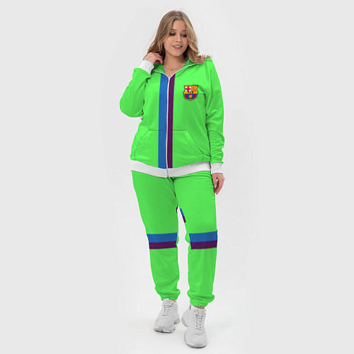 Женский костюм Barcelona fc sport line / 3D-Белый – фото 4