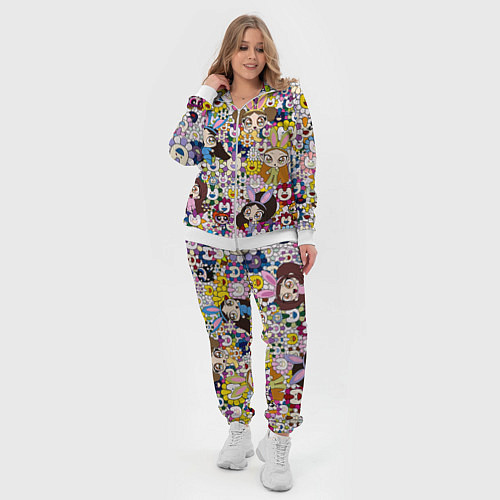 Женский костюм Right now NewJeans and Takashi Murakami / 3D-Белый – фото 4