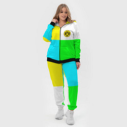 Женский 3D-костюм Borussia color cport, цвет: 3D-черный — фото 2