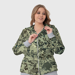 Женский 3D-костюм Оливковый хаки паттерн, цвет: 3D-меланж — фото 2