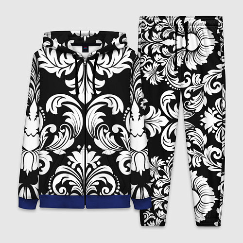 Женский костюм Дамасский орнамент / 3D-Синий – фото 1