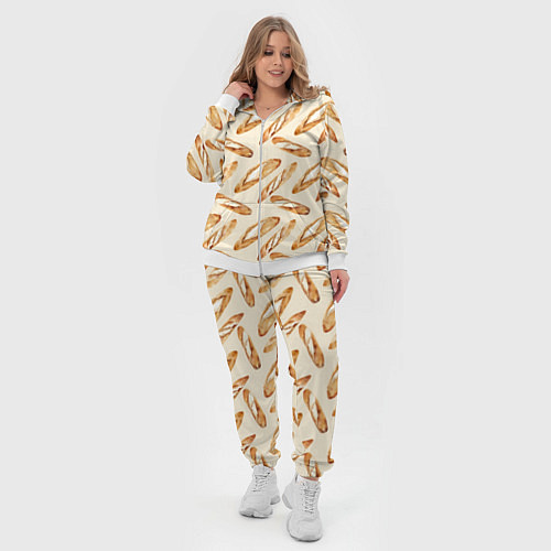 Женский костюм The baguette pattern / 3D-Белый – фото 4