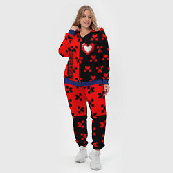 Женский 3D-костюм Minecraft games, цвет: 3D-синий — фото 2