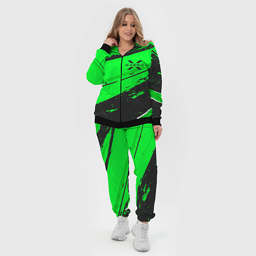 Женский костюм Exeed sport green / 3D-Черный – фото 4