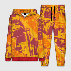 Женский костюм Яркий абстрактный паттерн для спорта