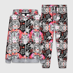 Женский 3D-костюм Тигровый орнамент, цвет: 3D-меланж