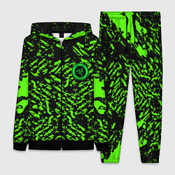Женский костюм Razer краски зелёные