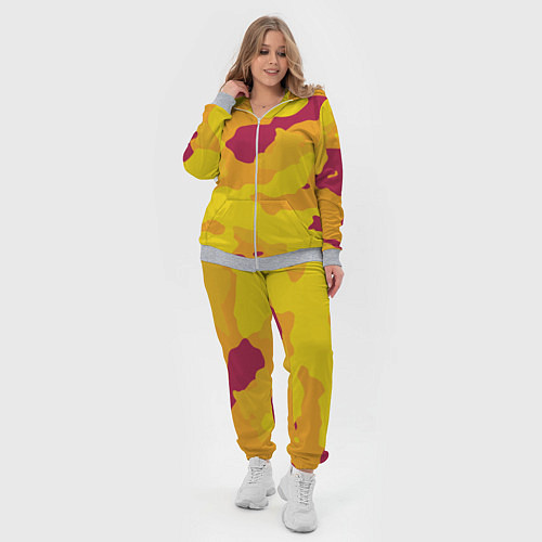Женский костюм Камуфляж золото текстура / 3D-Меланж – фото 4