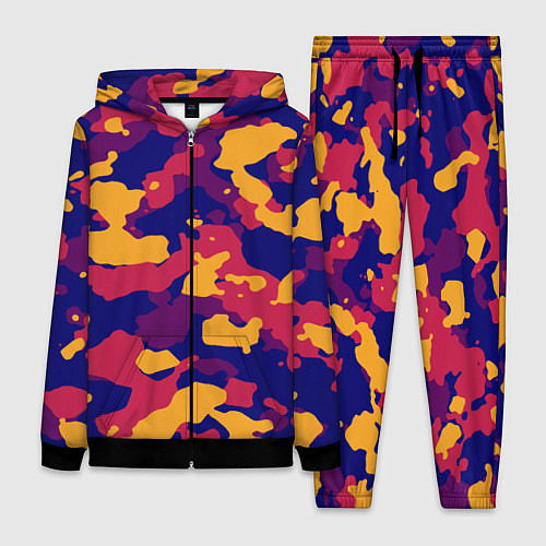 Женский костюм Камуфляж армейский / 3D-Черный – фото 1