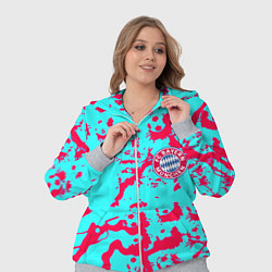 Женский 3D-костюм Бавария Мюнхен спорт текстура, цвет: 3D-меланж — фото 2