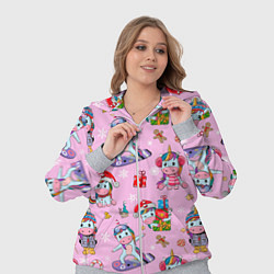 Женский 3D-костюм Мультяшные единороги, цвет: 3D-меланж — фото 2