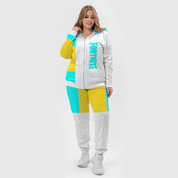 Женский 3D-костюм Fortnite geometry color, цвет: 3D-белый — фото 2