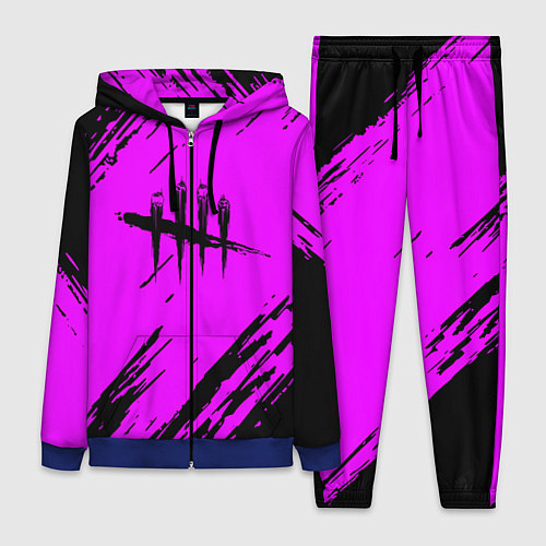 Женский костюм Dead by daylight краски абстракция / 3D-Синий – фото 1