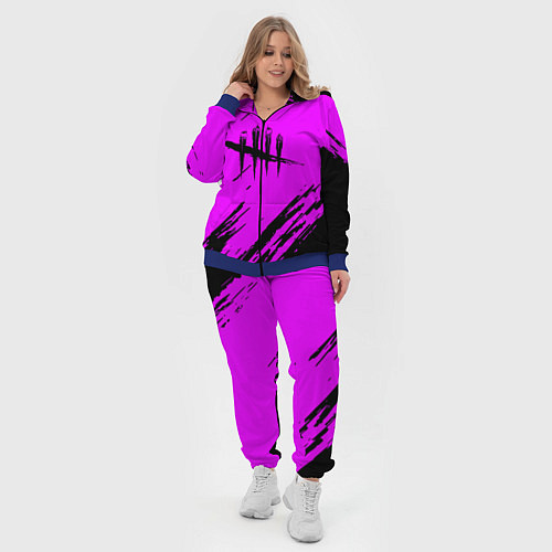 Женский костюм Dead by daylight краски абстракция / 3D-Синий – фото 4