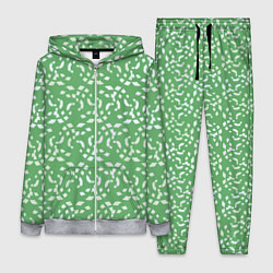 Женский костюм Мозаика на зеленом