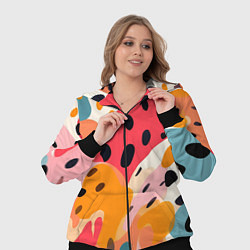 Женский 3D-костюм Яркие пятна, цвет: 3D-черный — фото 2