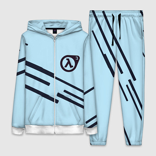 Женский костюм Half life geometry steel / 3D-Белый – фото 1