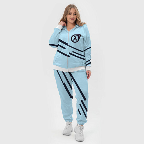 Женский костюм Half life geometry steel / 3D-Белый – фото 4