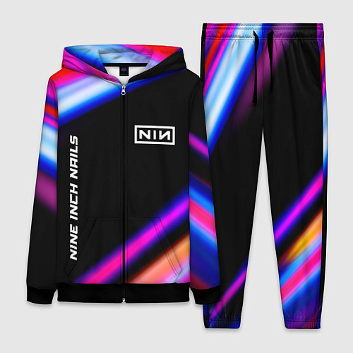 Женский костюм Nine Inch Nails neon rock lights / 3D-Черный – фото 1